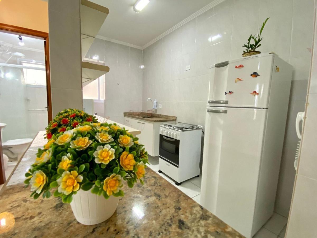 G086 - Apto Vista Mar Na Quadra Da Feirinha Da Guilhermina Πράια Γκράντε Εξωτερικό φωτογραφία